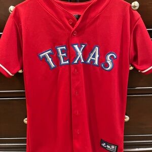 Majestic Texas Rangers Red Kids Jersey